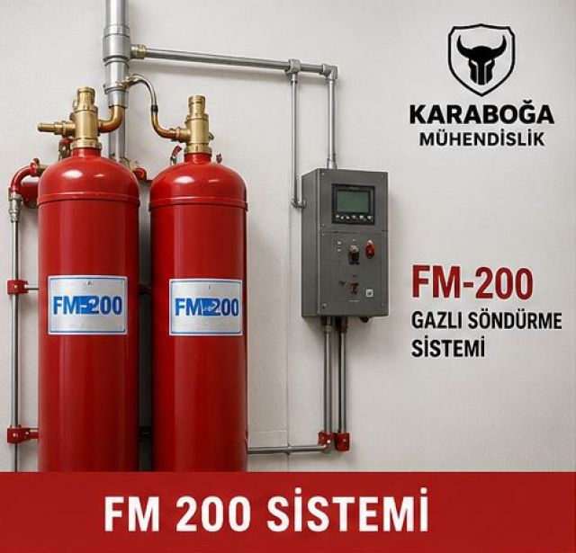 Şile FM200 Yangın Söndürme Sistemi | Kurulum, Projelendirme ve Bakım
