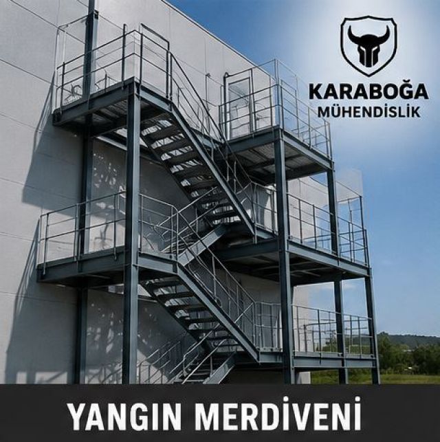 Şile Yangın Merdiveni | İmalat, Montaj ve Projelendirme Hizmeti